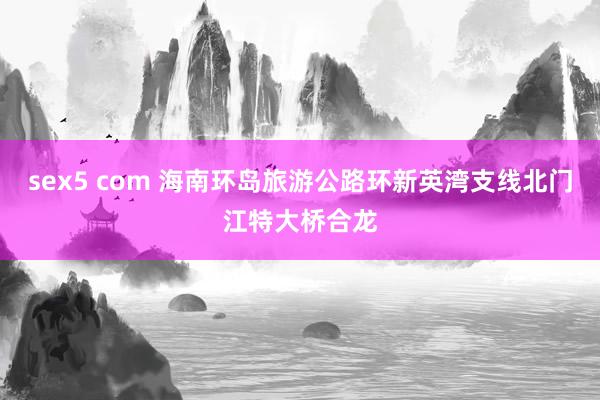 sex5 com 海南环岛旅游公路环新英湾支线北门江特大桥合龙
