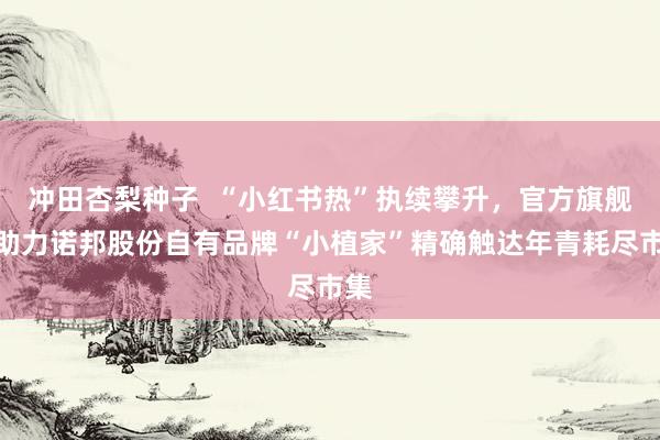 冲田杏梨种子  “小红书热”执续攀升，官方旗舰店助力诺邦股份自有品牌“小植家”精确触达年青耗尽市集